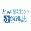 とある龍生の変態雑誌（エロチック）