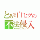 とある白ヒゲの不法侵入（メリークリスマス）