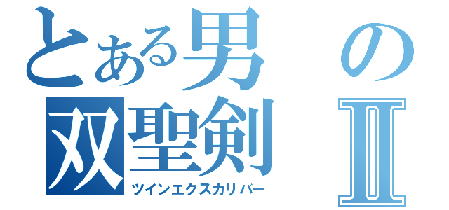 とある男の双聖剣Ⅱ（ツインエクスカリバー）