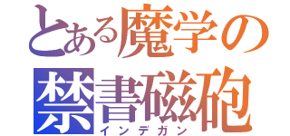 とある魔学の禁書磁砲（インデガン）