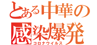 とある中華の感染爆発（コロナウイルス）