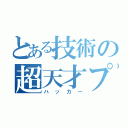 とある技術の超天才プログラマー（ハッカー）