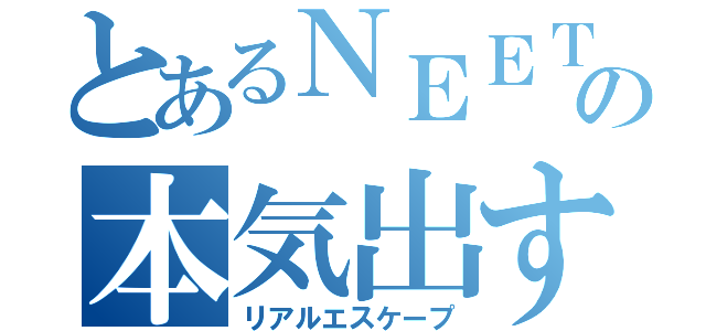 とあるＮＥＥＴの本気出す（リアルエスケープ）