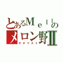 とあるＭｅｌｌｏｗのメロン野郎Ⅱ（ギタリスト）