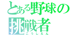 とある野球の挑戦者（こうしえん）