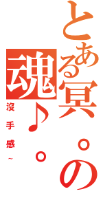 とある冥。の魂♪。（沒手感~）