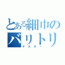 とある細巾のバリトリ（マスター）