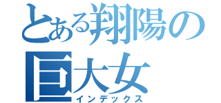 とある翔陽の巨大女（インデックス）