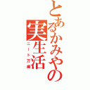 とあるかみやんの実生活（ニート万歳）