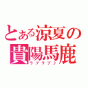 とある涼夏の貴陽馬鹿（ラブラブ♪）