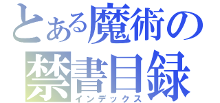 とある魔術の禁書目録（インデックス）