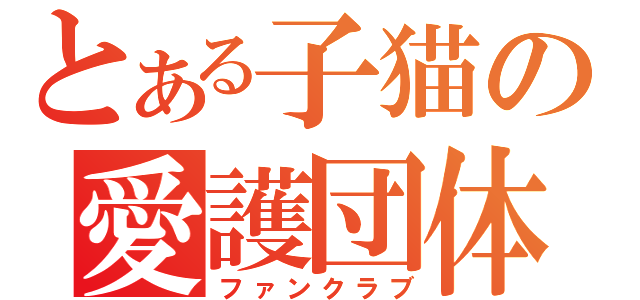 とある子猫の愛護団体（ファンクラブ）