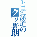 とある深道のクソ野朗（ハゲ）