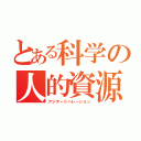 とある科学の人的資源（アジテードハレーション）