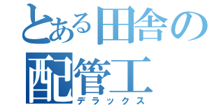 とある田舎の配管工（デラックス）