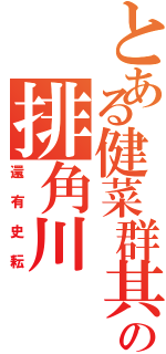 とある健菜群其耘の排角川（還有史耘）