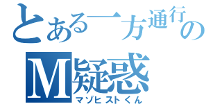 とある一方通行のＭ疑惑（マゾヒストくん）