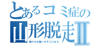 とあるコミ症の山形脱走Ⅱ（負けらな戦いがそこにある）