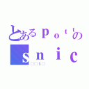 とあるｐｏｔｔｅｒのｓｎｉｃｈ（🧹）