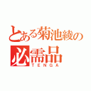 とある菊池綾の必需品（ＴＥＮＧＡ）