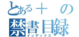 とある＋の禁書目録（インデックス）