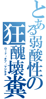 とある弱酸性の狂醜壊糞伝説（ロード・オブ・マジキチ）