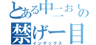 とある中二おｔｋの禁げー目録（インゲックス）