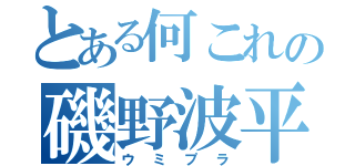 とある何これの磯野波平（ウミプラ）