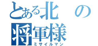 とある北の将軍様（ミサイルマン）