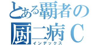 とある覇者の厨二病ＣＡＳ（インデックス）