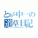 とある中一の道草日記（～にちじょう～）