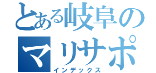 とある岐阜のマリサポ（インデックス）