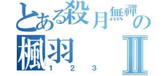 とある殺月無禪の楓羽Ⅱ（１２３）