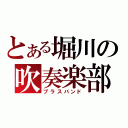 とある堀川の吹奏楽部（ブラスバンド）