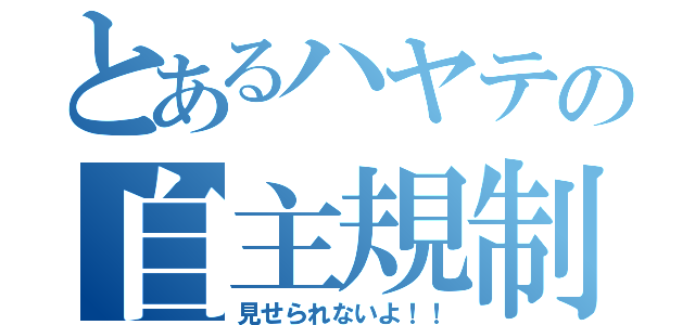 とあるハヤテの自主規制（見せられないよ！！）