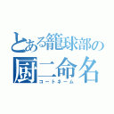 とある籠球部の厨二命名（コートネーム）