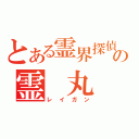 とある霊界探偵の霊　丸（レイガン）