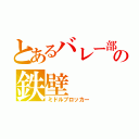 とあるバレー部の鉄壁（ミドルブロッカー）