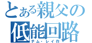 とある親父の低能回路（テム・レイ作）