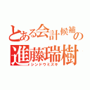 とある会計候補の進藤瑞樹（シンドウミズキ）