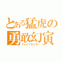 とある猛虎の勇敢幻寅（ブレイブタイガー）