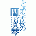 とある学校の四宮真琴（インデックス）