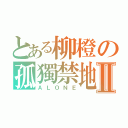 とある柳橙の孤獨禁地Ⅱ（ＡＬＯＮＥ）