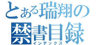 とある瑞翔の禁書目録（インデックス）