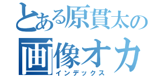 とある原貫太の画像オカマ（インデックス）