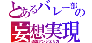 とあるバレー部の妄想実現集団（道端アンジェリカ）