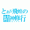 とある飛蝗の精神修行（スピリタス）