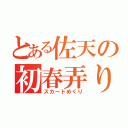 とある佐天の初春弄り（スカートめくり）