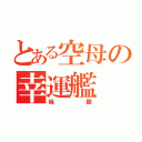 とある空母の幸運艦（瑞鶴）