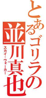 とあるゴリラの並川真也（スカイ・ウォーカー）